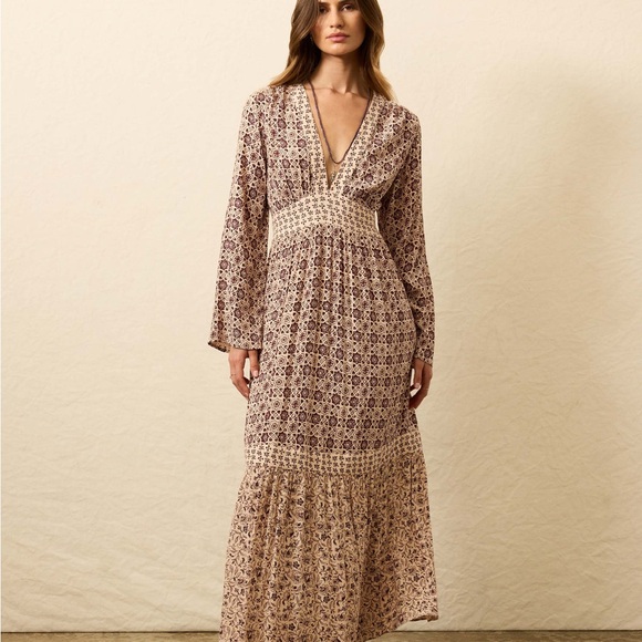 Faherty Dresses & Skirts - Faherty Dakota Dress - Sunrise Azulejos Mixed Print Women xS Worn Once Excellent